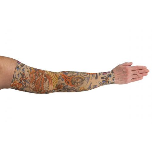 Lotus Dragon Tattoo Arm Sleeve by LympheDivas